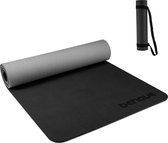 Bol.com Behave Yoga Mat - Yogamat - Fitnessmat - Fitness Mat - Sportmat - Extra Dik - Antislip - TPE - Incl. Draagriem - 181 x 6... aanbieding