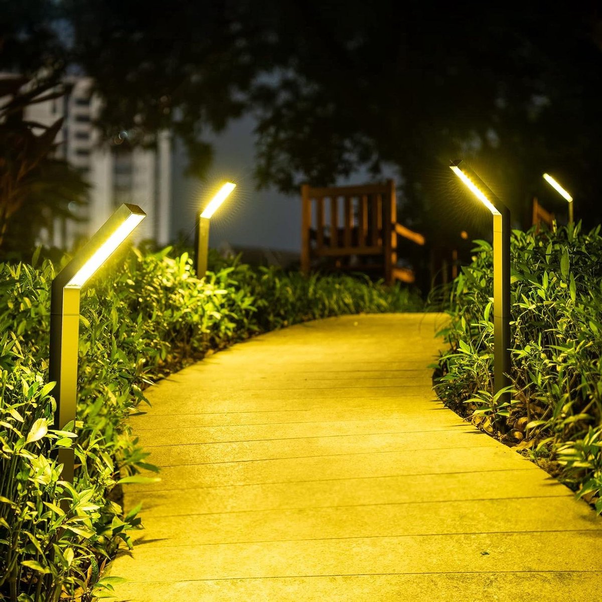 Zonnelamp voor buiten tuin op zonne-energie met 3 lichtmodi - IP55 waterdicht - tuinverlichting - terras gazon binnenplaats weg oprit tuinverlichting op zonneenergie