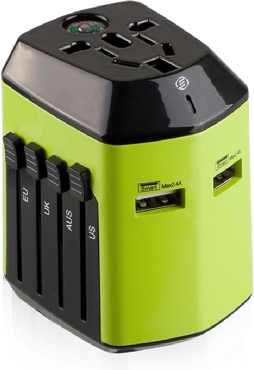 Equivera Internationale Stekker Adapter - Reisstekker - Universele Wereldstekker - Stekker Adapter - Internationale Reisstekker - Ideaal voor op reis!