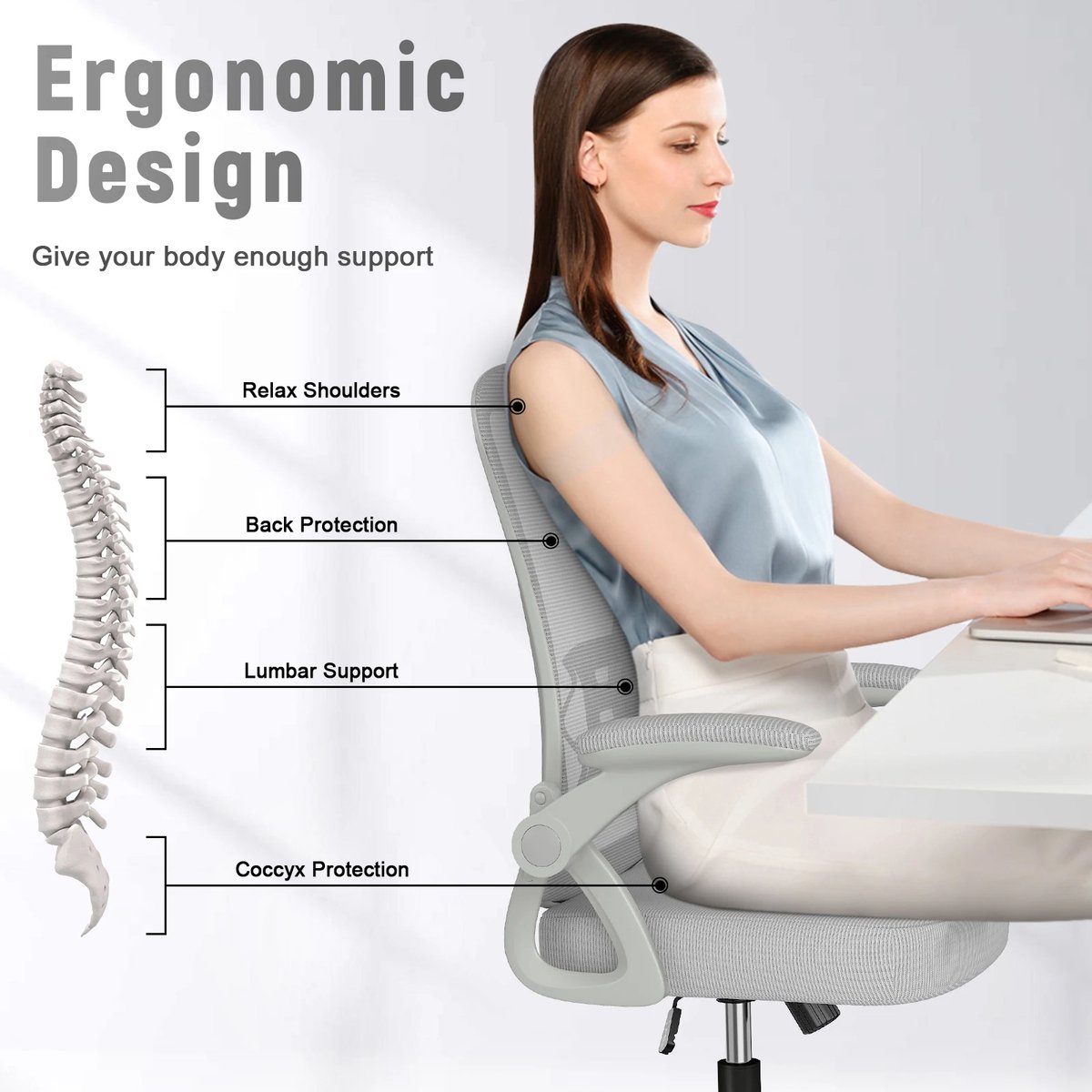 Ergonomische Bureaustoel - Kantoorstoel thumbnail 3