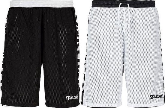Spalding Essential 2.0 Reversible Short Heren - Zwart / Wit | Maat: 3XL