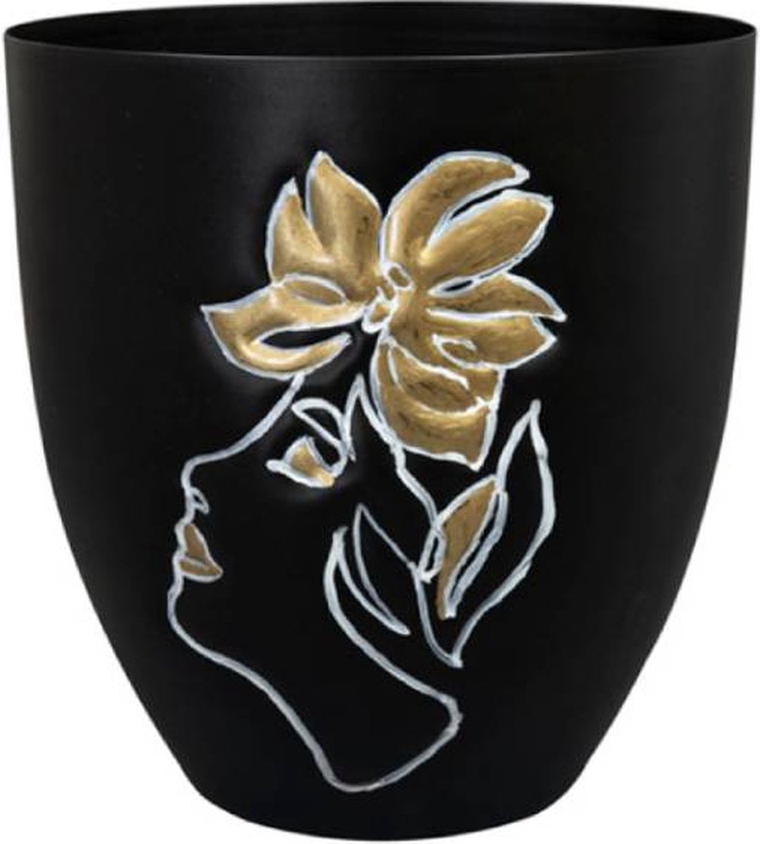 Pot leah d16h17 cm face
