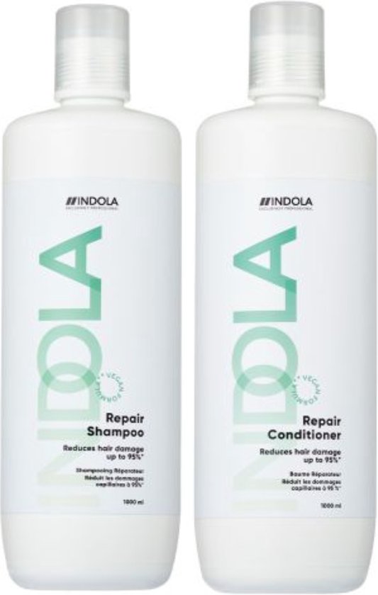 Indola Repair Shampoo & Conditioner - 2x1000ml