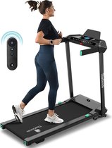 Bol.com TibaGoods Elektrische Loopband - Wandelband - Inklapbaar - 12 Programma's - Sport - 1 t/m 12 kmh - Walking pad - Met afs... aanbieding
