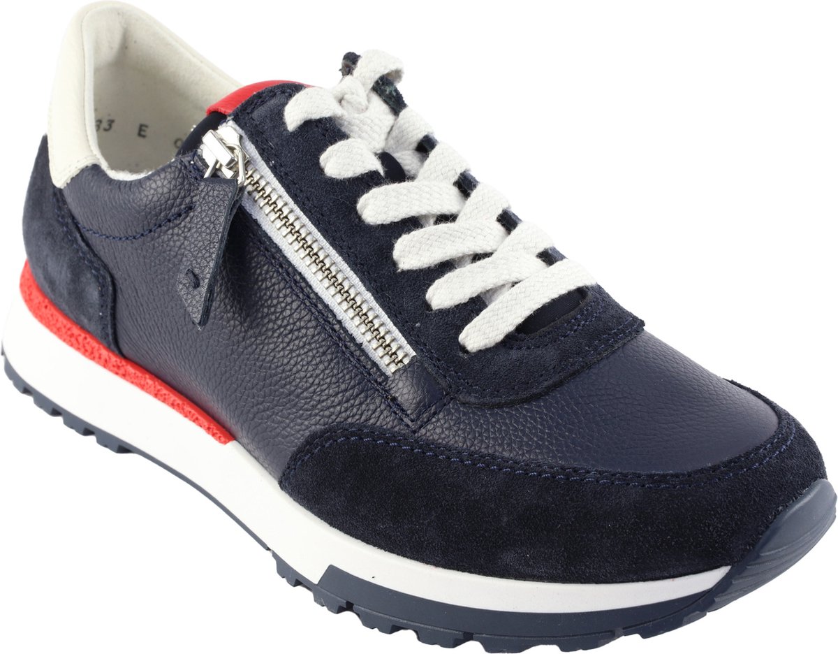 Paul Green - 5310 - Lage sneakersDames sneakers - Kleur: Blauw - Maat: 37.5