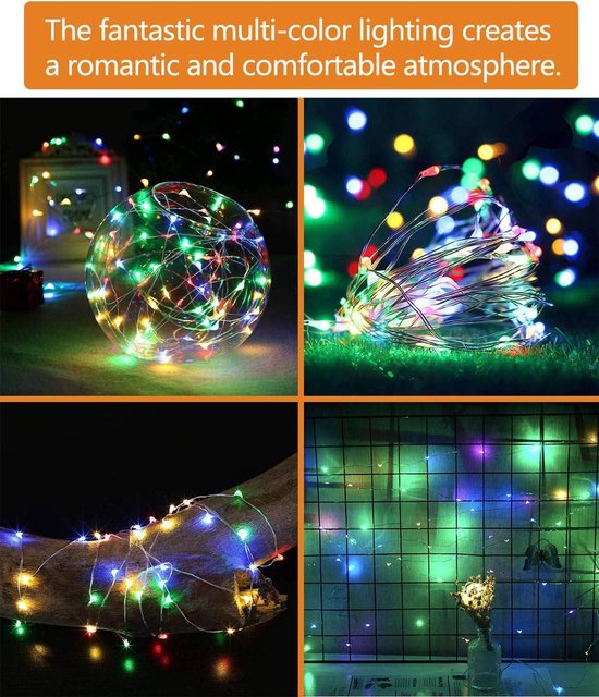ENLACE Led-lichtsnoer met hazen en wortels, 2 m, 20 leds, werkt op