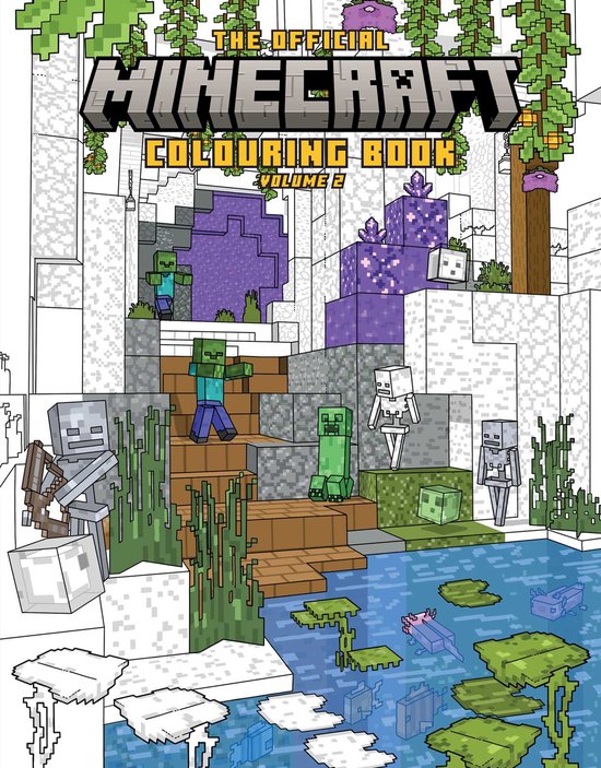 The Official Minecraft Colouring Book, Volume 2 - cover