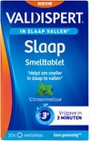 Valdispert Slaap Smelttablet met citroenmelisse. Helpt om sneller in slaap te vallen. Vrijgave in 3 minuten.