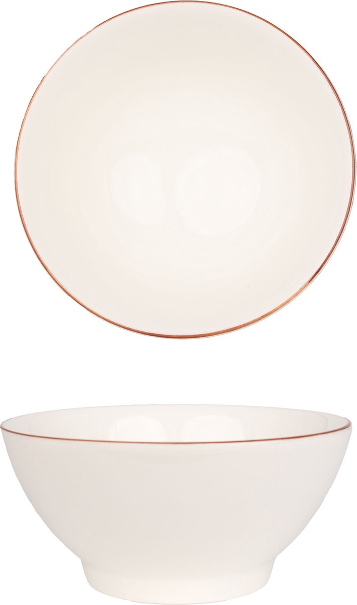 Bonna Kommetje - Retro - Porselein - 12 cm (290cc) - set van 6