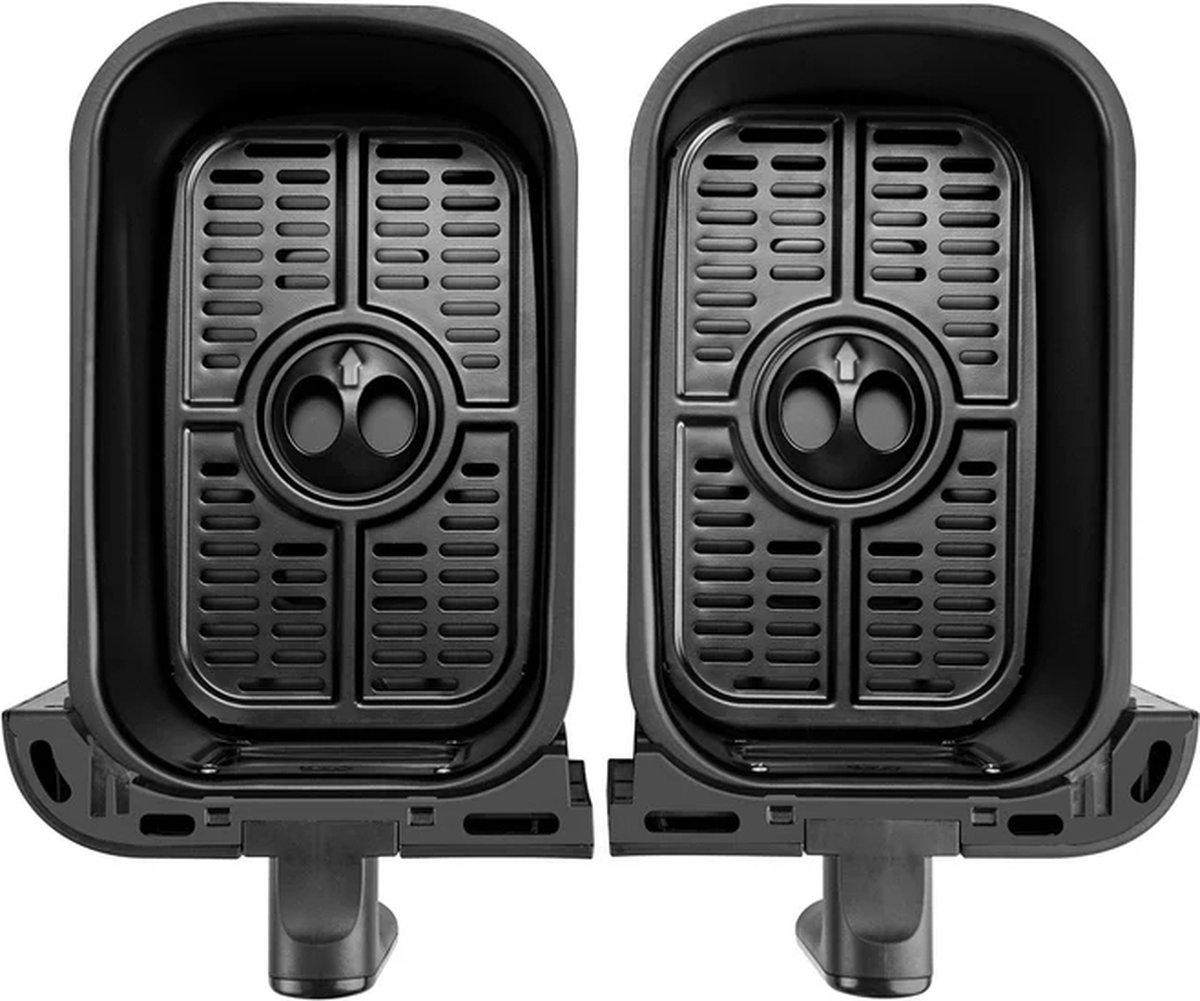 Afbeelding 2 van Dubbele Airfryer - Heteluchtfriteuse - 9 liter -9 Kookprogramma's