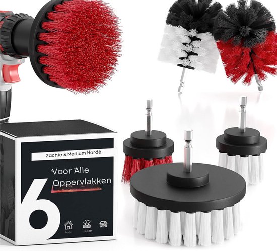 LB Tools autowasborstel set bestaande uit een velgenborstel