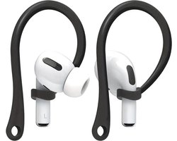 Earhooks Geschikt Voor Apple AirPods en Apple AirPods Pro 3 I Oorhaken I Veilige Pasvorm I Siliconen Eartips I Ergonomisch en Anti-Lost Ontwerp I Set van 2 I Zwart