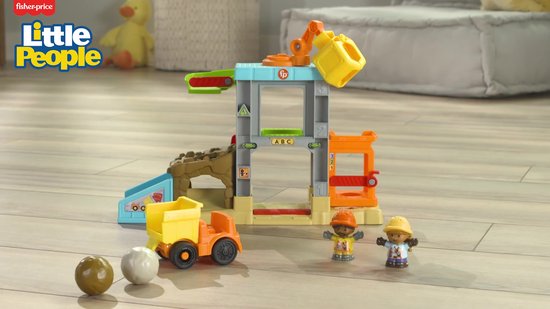 Fisher-Price Little People Leren Laden Bouwplaats - Speelset
