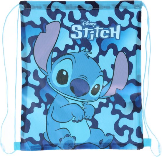 Foto: Disney stitch gymtas zwemtas 40x30cm blauw