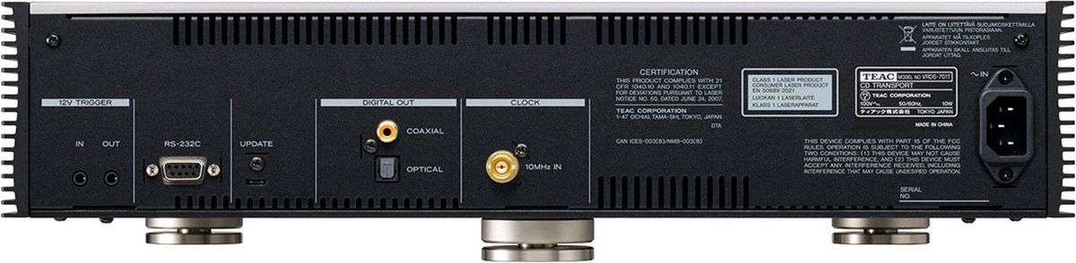 TEAC VRDS-701T CD Loopwerk met VRDS-mechanisme, zilver