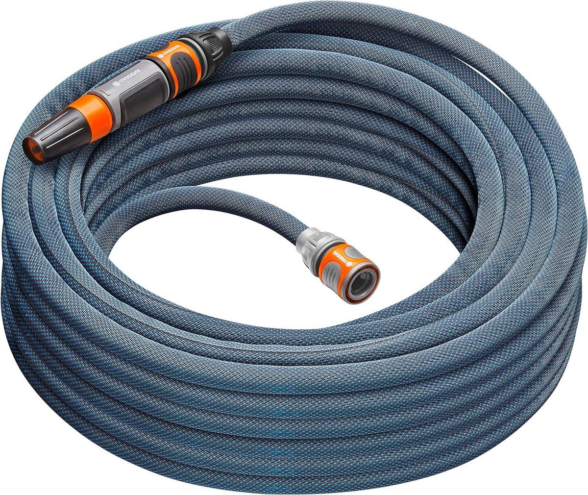 Tuinslang Liano Xtreme 1-2-inch 20m set textielweefsel indoor-waterkranen. Tuinslang