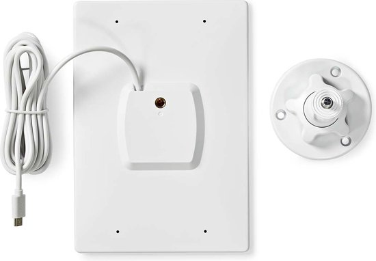 Nedis Zonnepaneel - 5.3 V DC - 0.5 A - Micro-USB - Kabellengte: 3.00 m - Accessoire voor: WIFICBO30WT van Nedis — afbeelding 2