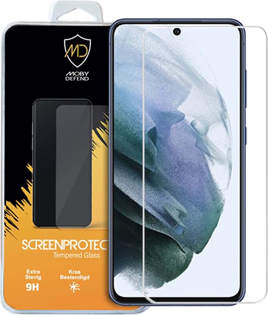 Protecteur d'écran Samsung Galaxy S21 FE - MobyDefend Économiseur d' Glas trempé compatible avec les coques - Protecteur d'écran - Plaque de verre adaptée au Samsung Galaxy S21 FE
