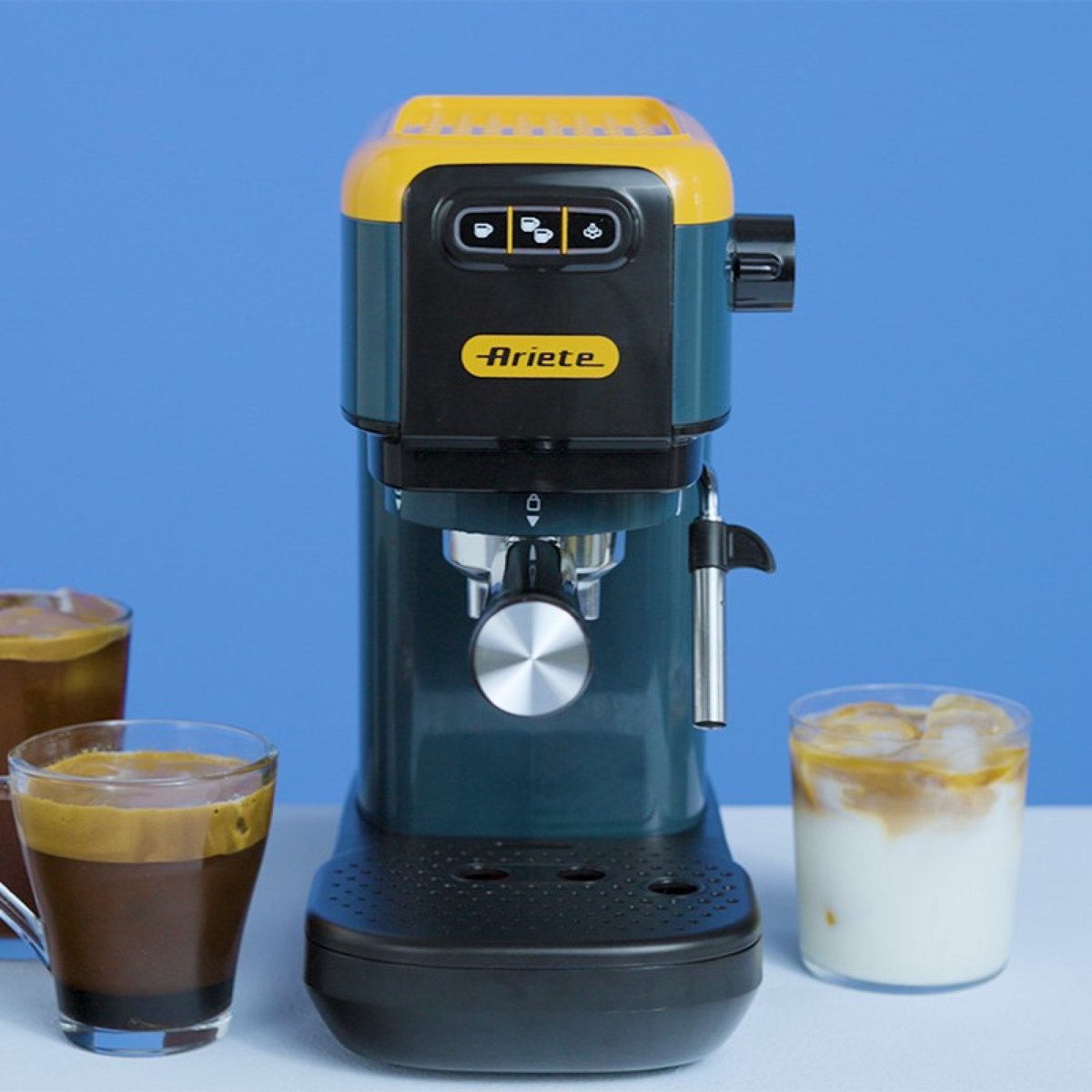 Ariete 1399/16 Smart Slim Coffee Koffiemachine Mango Yellow - afbeelding 3