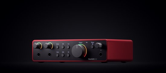 Focusrite Scarlett 4e génération 2i2 - Interface audio USB, 2 entrées / 2 sorties