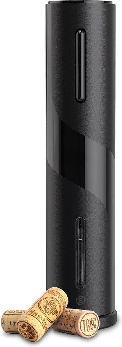 Equivera Elektrische Kurkentrekker Set - Automatische Wijnopener - Wijn Accessoires - Flessenopener - Cadeautip - Premium