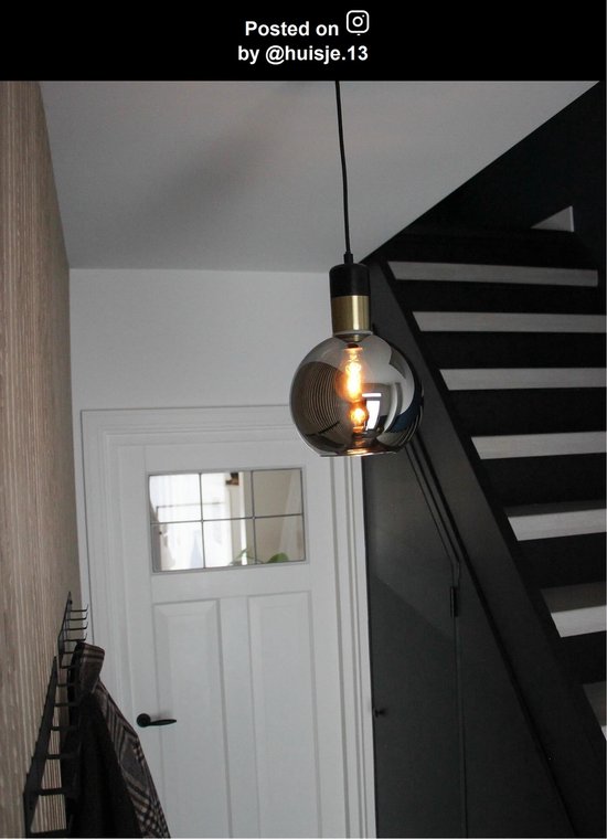 Lucide JULIUS - Suspension - Ø 28 cm - 1xE27 - Fumé