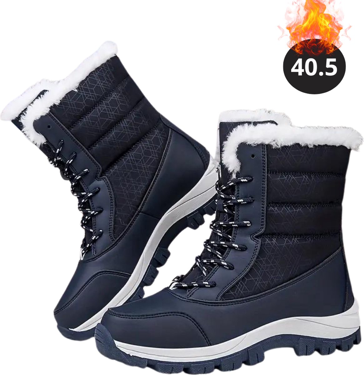 Livano Snowboots Sneeuwschoenen Sneeuwboots Dames Wintersport Ski Skischoenen – 40.5 Laarzen Blauw