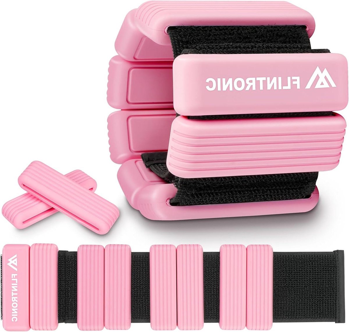 Verstelbare 2 lbs polsgewichten - Draagbare pols- en enkelgewichten set voor fitness - Voor vrouwen en mannen - Hardlopen, wandelen, joggen