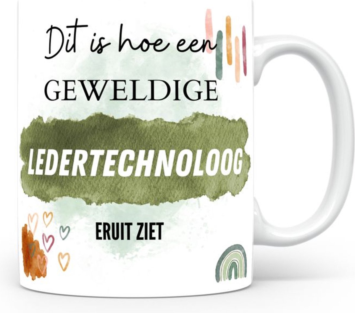 Mok bedrukken met beroep Ledertechnoloog