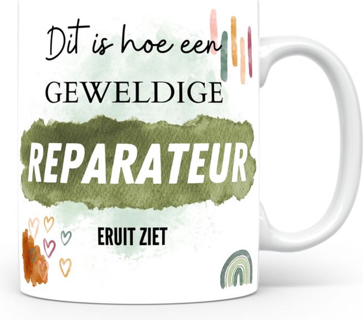 Mok bedrukken met beroep Reparateur