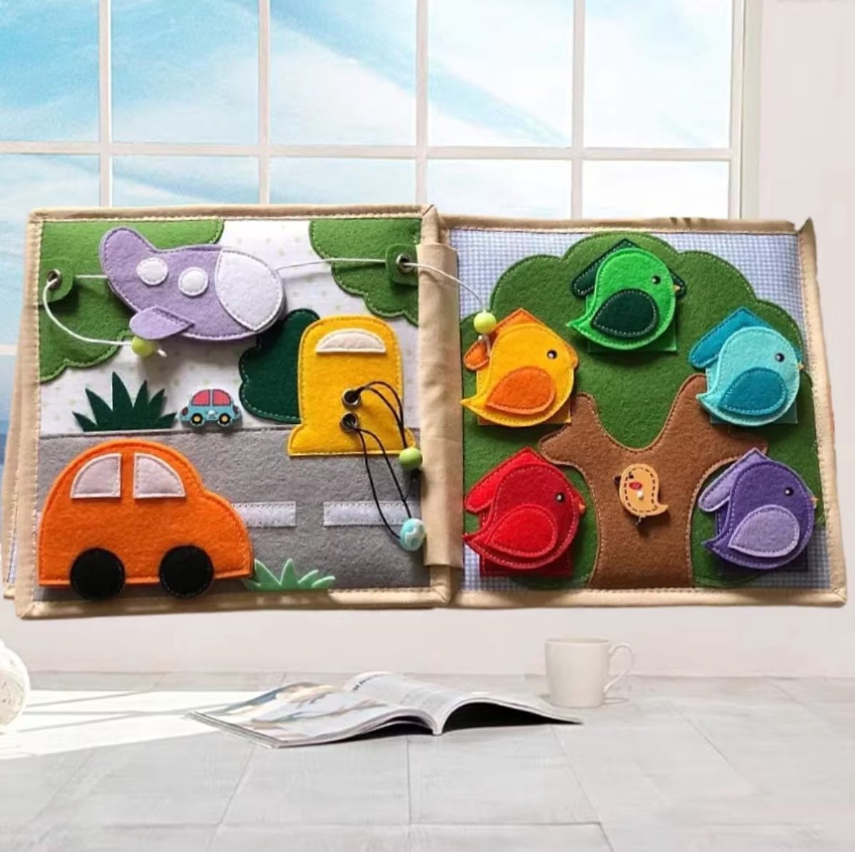 WoodyDoody Motoriek Baby Leerboek voor Peuters XL Variant - Eerste Vaardigheden Boek voor Peuters - Speels en Leerzaam Motoriek Map Motoriek Leerboek GIRAFFE - Educatief Speelgoed - kinderspeelgoed 1 jaar 2 jaar 3 jaar 4 jaar grote speelgoedboek 2025 — afbeelding 15