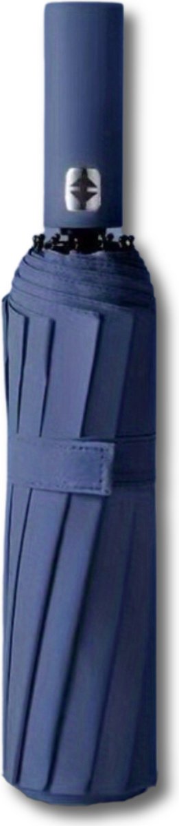 Bovista Moderne Stormparaplu - Windproof Paraplu - Opvouwbaar - Stormproef - Automatisch Uitklapbaar - Umbrella - Blauw