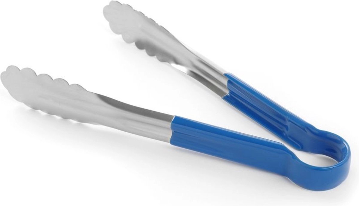 HENDI Serveertang – HACCP Norm – Blauw – 300 mm – Roestvrij staal