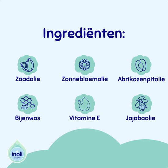 Inoli Skincare - Crème voor Droge en Gevoelige Huid - Babybenodigdheden - 75ml van Inoli — afbeelding 5