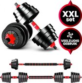 Kit Haltères Réglable 30 Kg – Barre Et Kettlebell Inclus