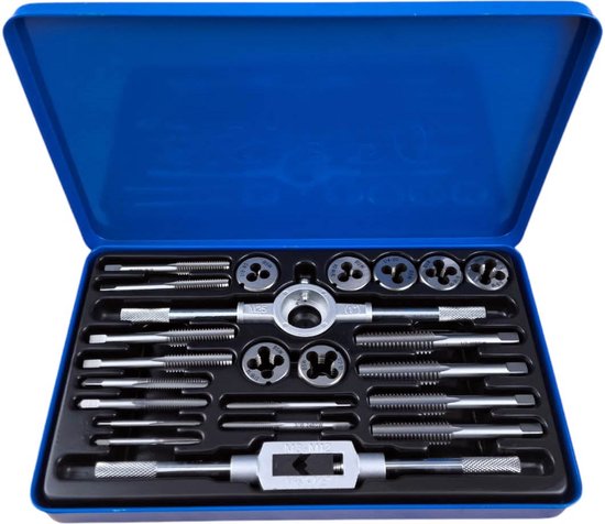 Burkit M23 X 1.25 Tap and Die Set Right Hand, M23 x 1.25 Machine