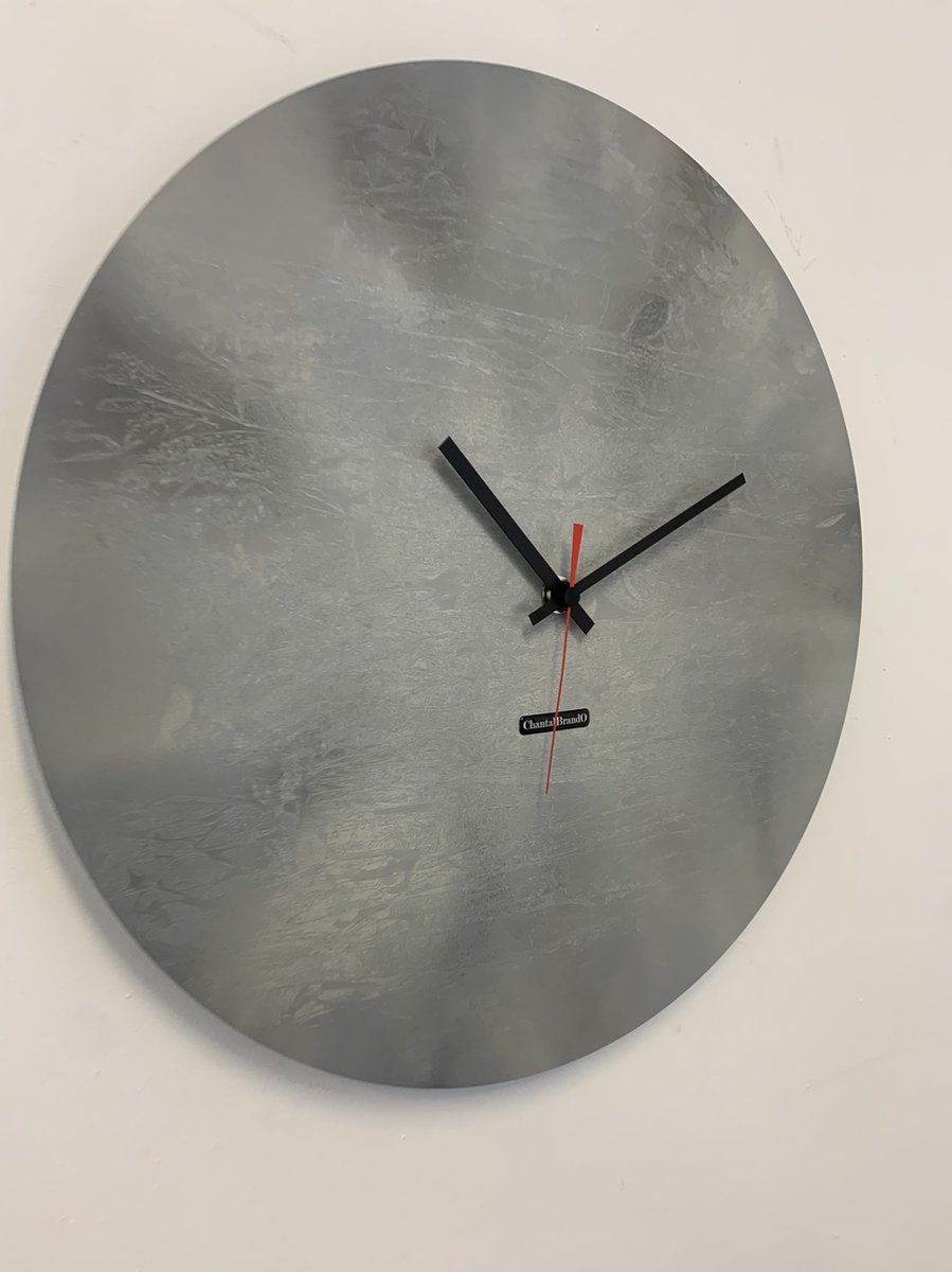 ChantalBrandO Wandklok BRETAGNE XL Modern Industrieel Design