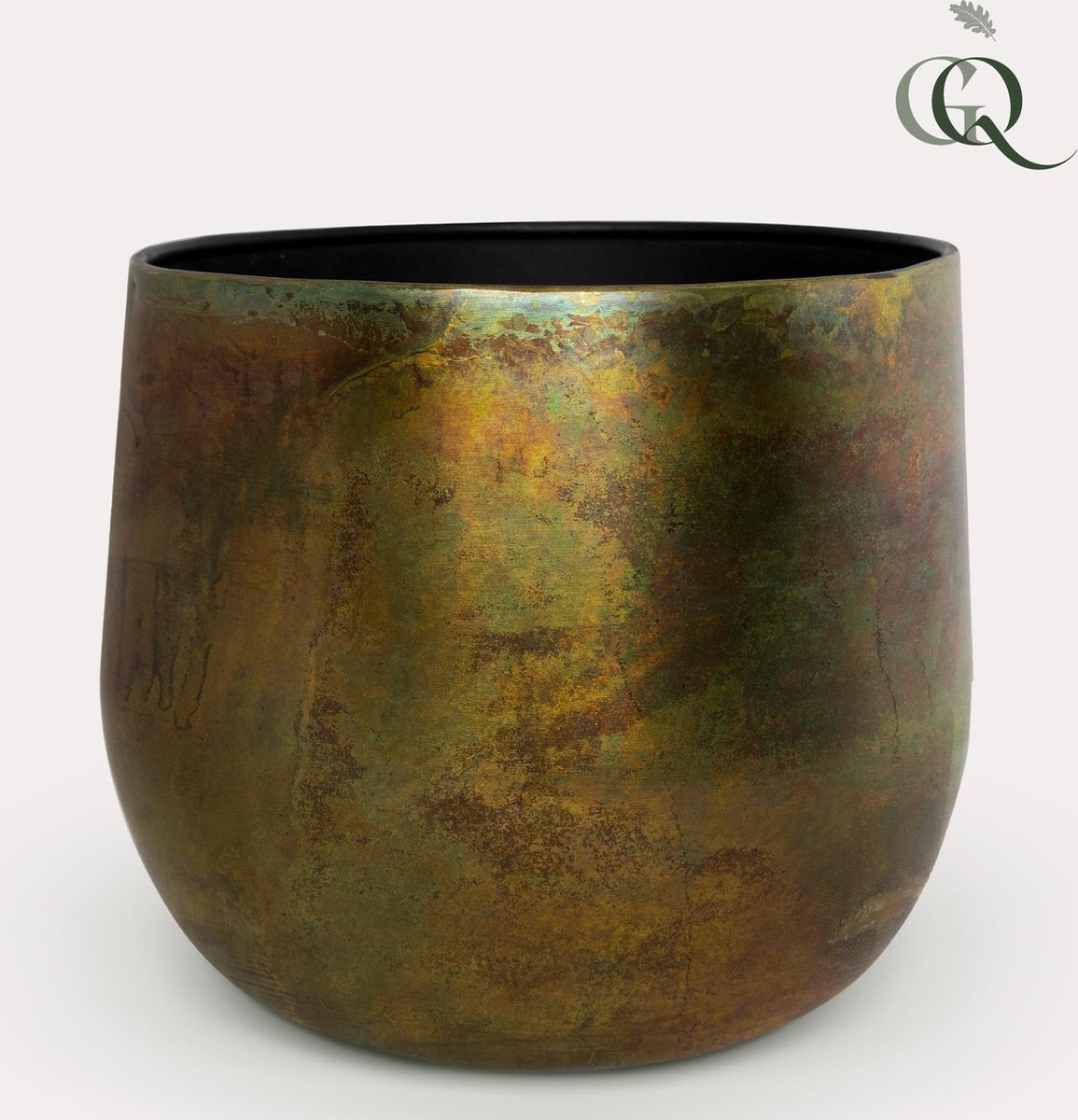 Green Harmony | Pot - Koper -Elisa vintage green - L - H32 W39