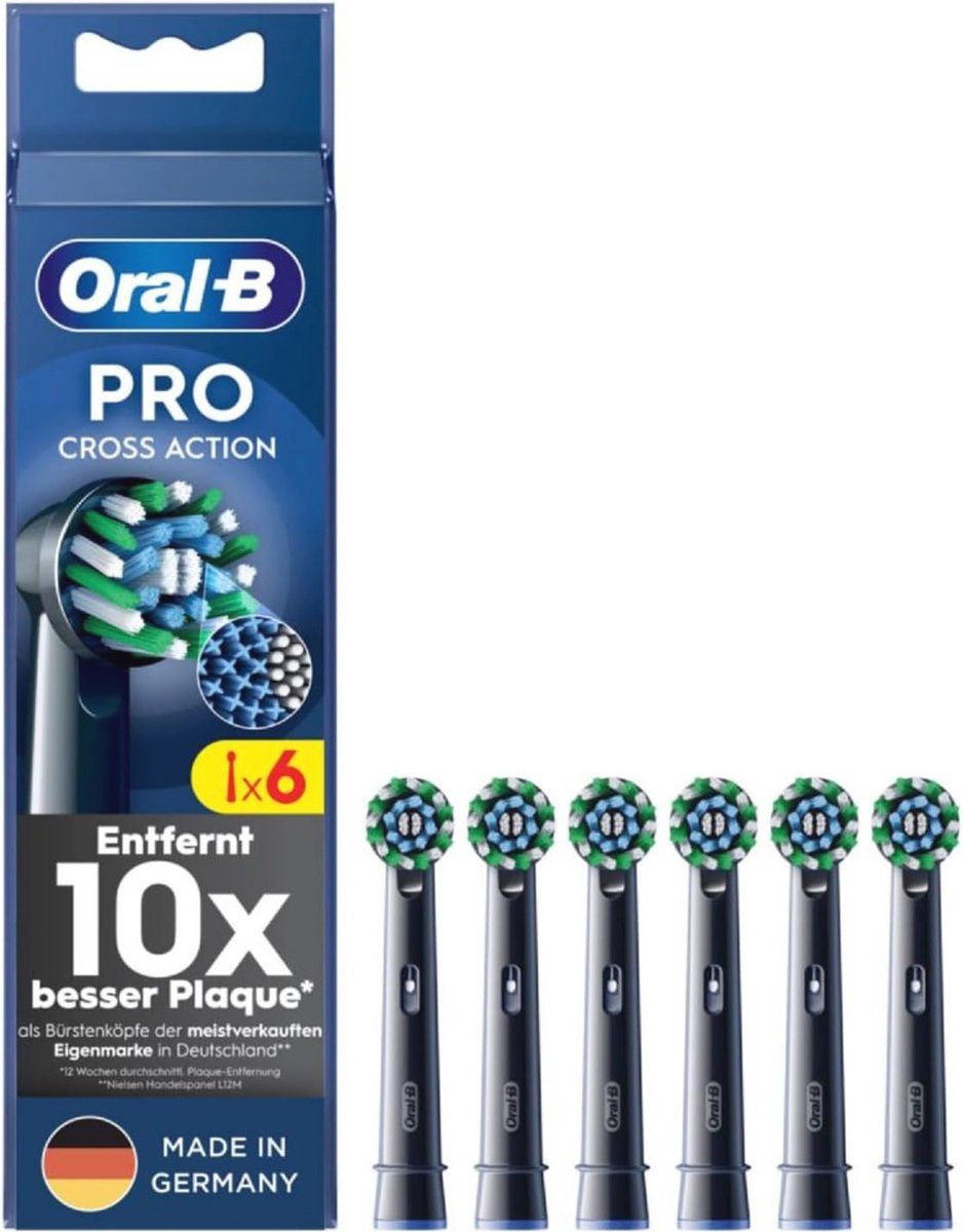 Cross Action Opzetborstels voor Tandenborstels - Set van 6