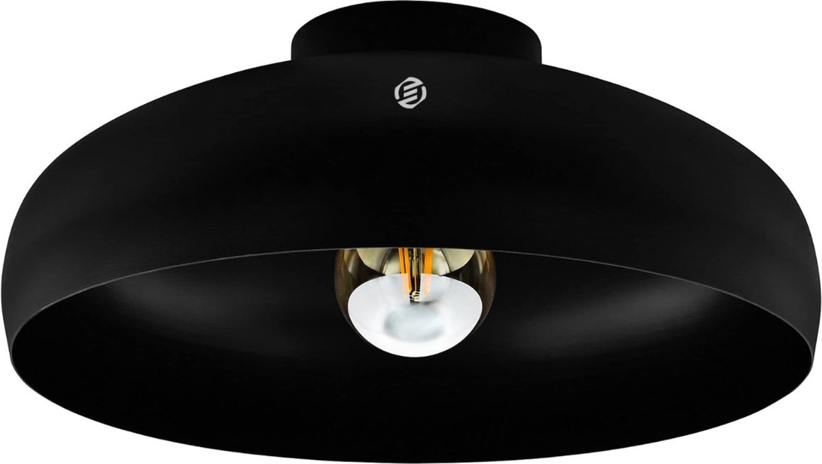 Equivera Plafonaire Lamp - Lamp - Plafond Lamp - Plafonnaire Lamp - Plafondlamp Zwart