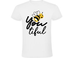 Bee you tiful Heren T-shirt - bij - insect - honing - imker - woordspeling