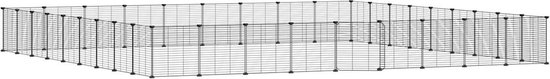 Vidaxl -dierenhok -zwart -staal Vidaxl -dierenhok -zwart -staal