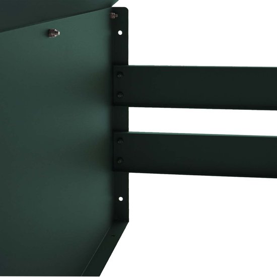 Garage pour tondeuse à gazon robot MCW-L43, auvent pour tondeuses à gazon, métal 40x59x69cm ~ vert