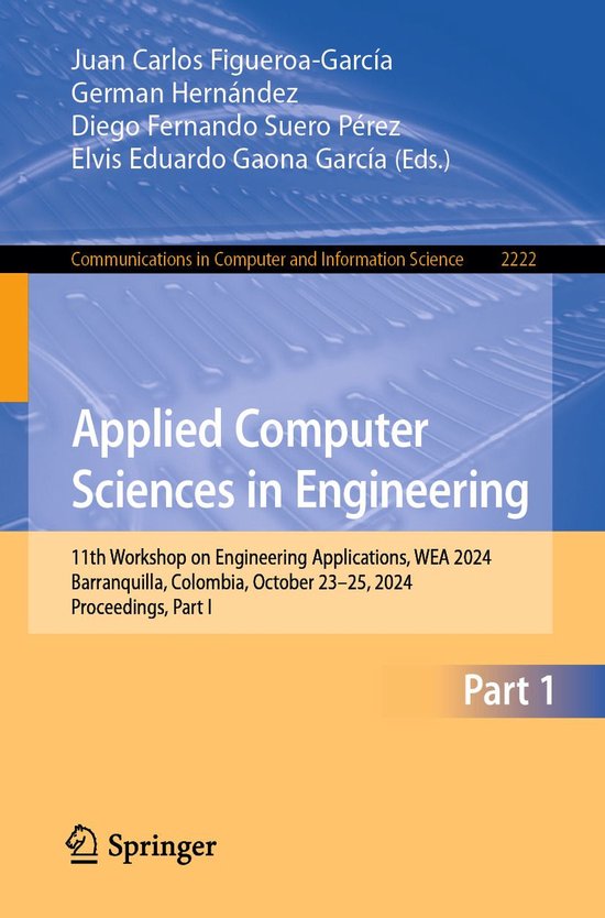 Springer Nature Proceedings Computer Science 1 - Applied Com ... - cover