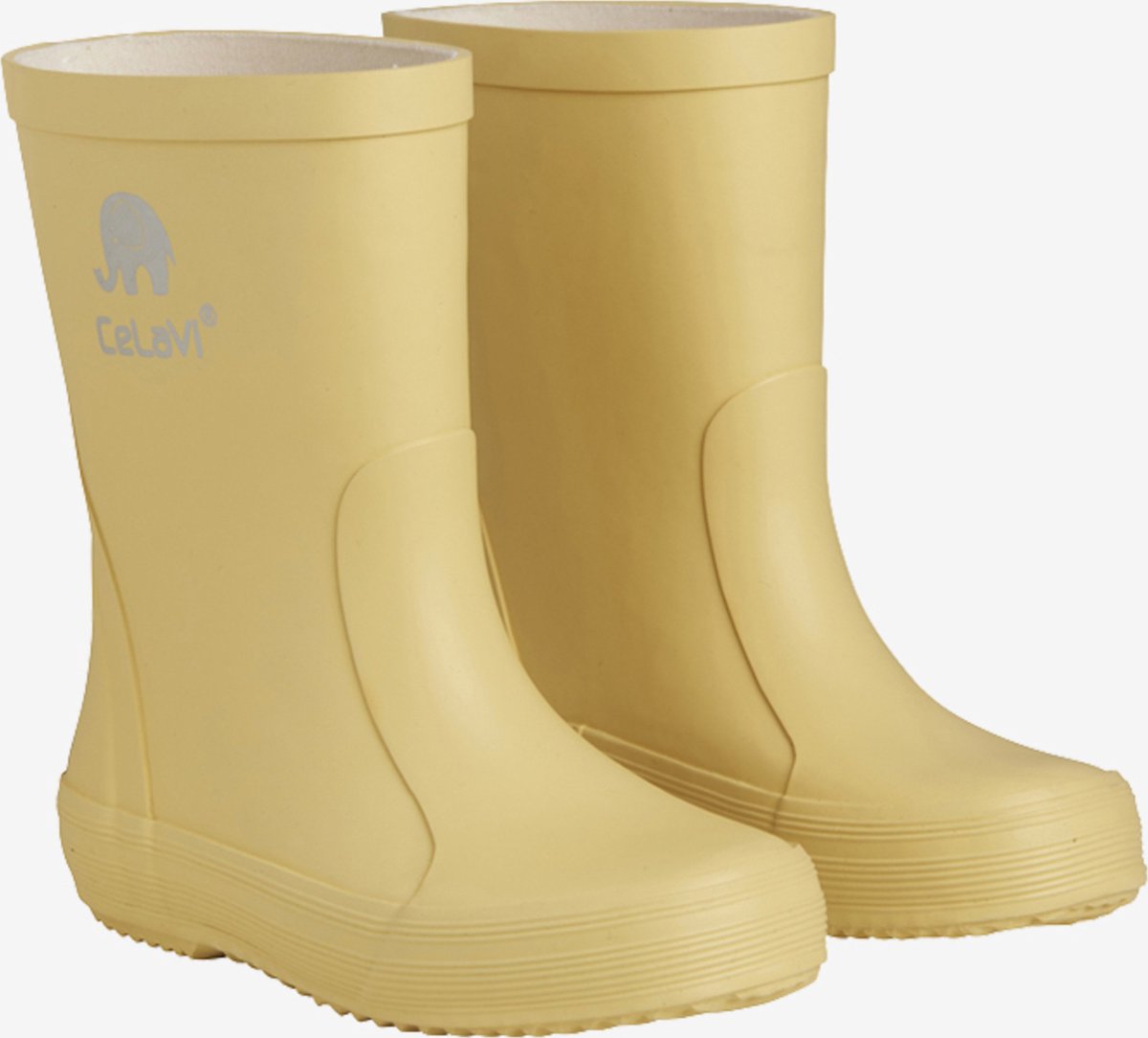 CeLaVi - Basic Rubber regenlaarzen voor kinderen - Sundress/ Lichtgeel - Kleur: 361 - Maat 24