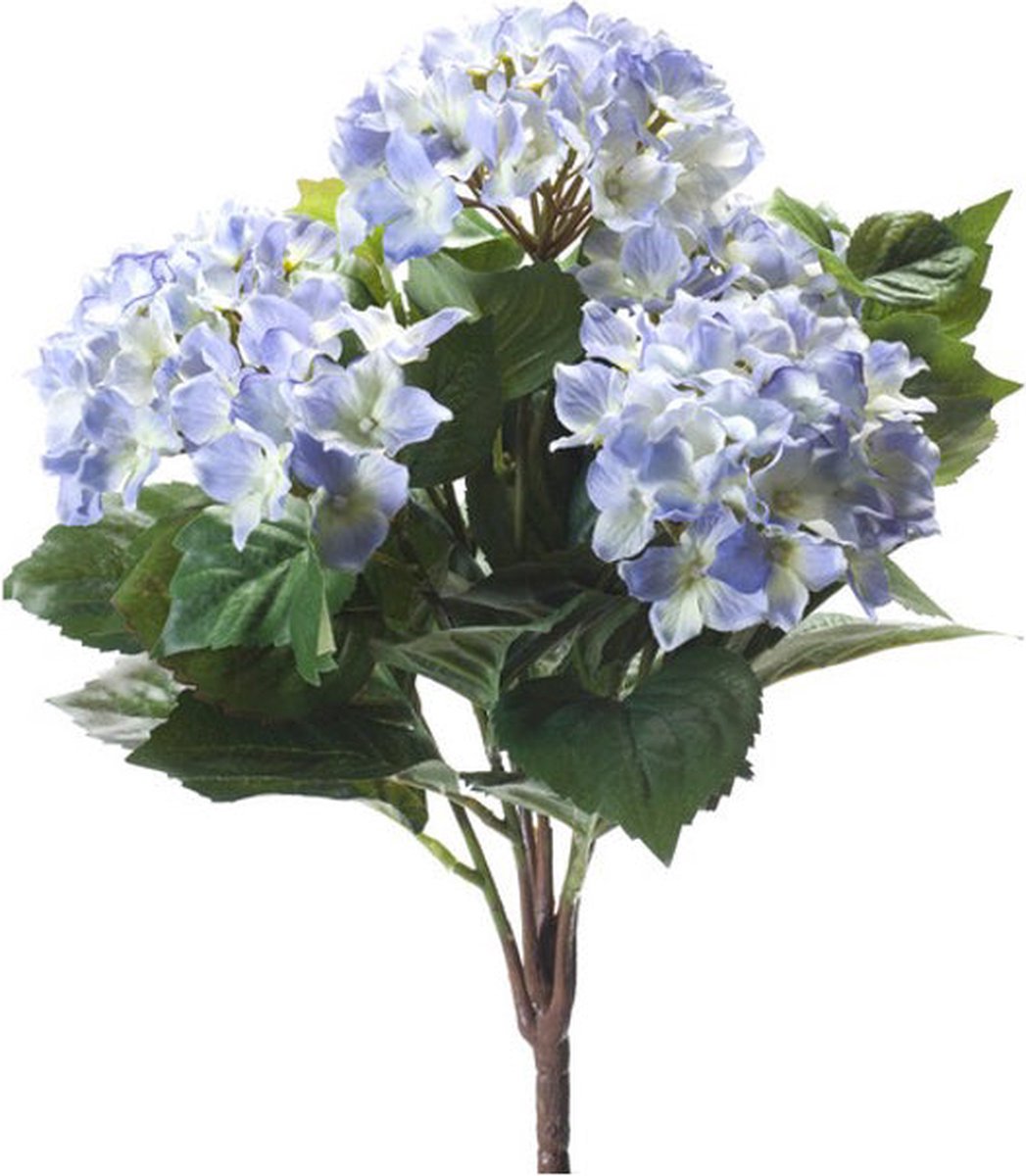 Emerald Kunstplant Hortensia 37cm lichtblauw - Kunstplant voor binnen
