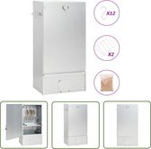 Bol.com The Living Store Buitenroker - Rookoven - 44.5 x 29 x 83 cm - Met Thermometer aanbieding