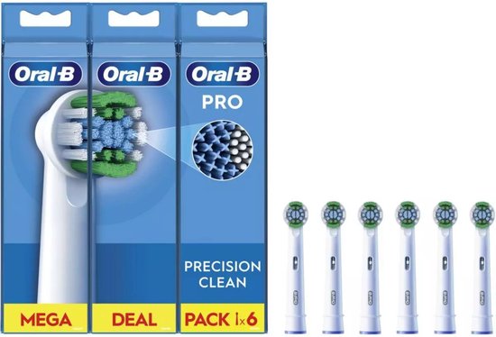 Oral-B Pro - Precision Clean -Mega Deal-Opzetborstels 6 stuks