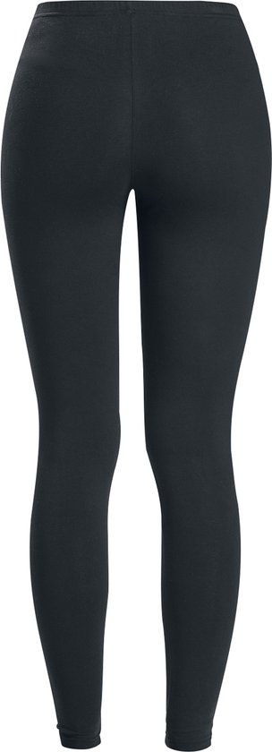 R.E.D. Rock-Engineered Design Zwarte basic leggings met elastiek - Dames - L