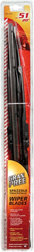 Lampa 19428 Gran-Pree: Kit Spazzole Tergicristallo 51cm (20") In Metallo, 2 Pezzi